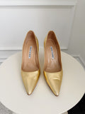Metallic Leather Pumps