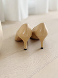 Vintage Cap Toe Leather Pumps