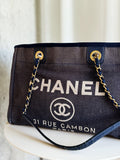 Denim Deauville Shopping Tote