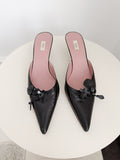 Vintage Leather Mules