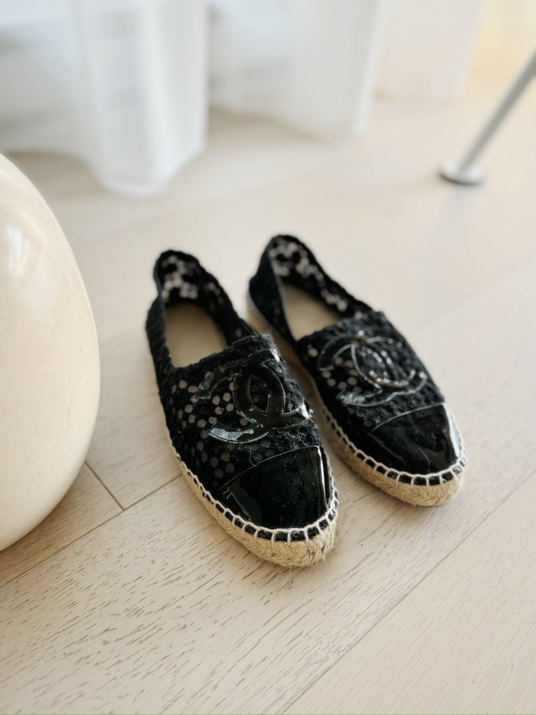 Lace Logo Espadrilles