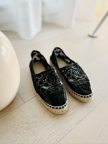 Lace Logo Espadrilles