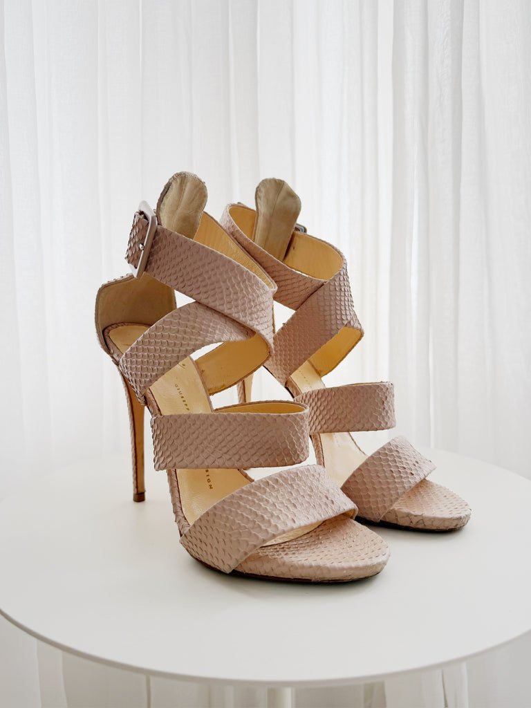 Snake Effect Sandals