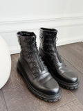 Leather Combat Boots