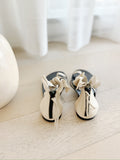 Ruffle Detail Flat Sandals