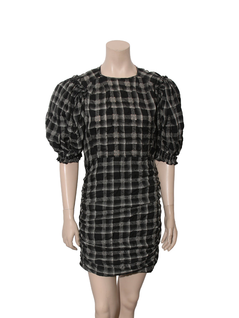 Plaid Print Dress