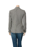 Check Print Blazer