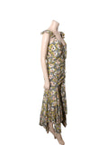 Silk Floral Maxi Dress