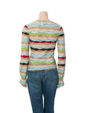 Vintage Knit Long Sleeve Top