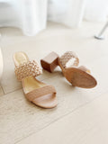 Leather Slide Sandals