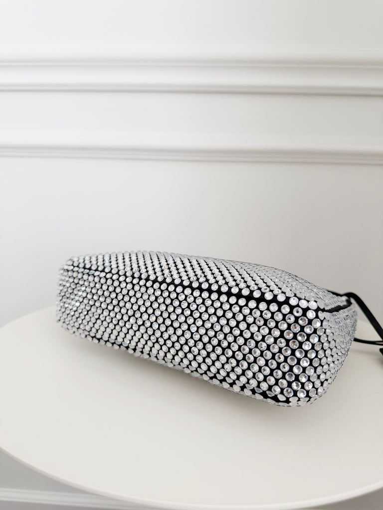 Re-edition 2000 Mini Crystal-Studded Bag