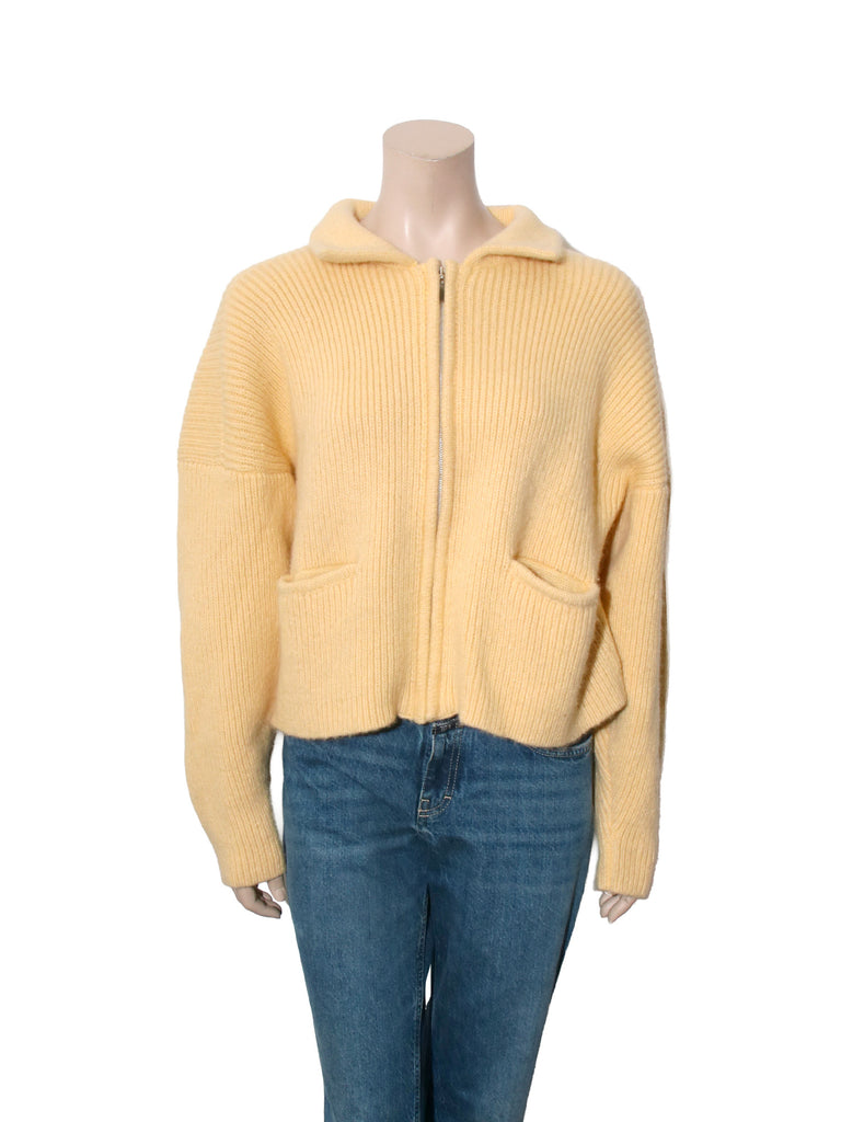 Knit Zip Up Sweater