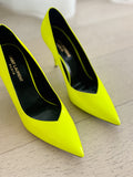 Patent Leather Neon Pumps