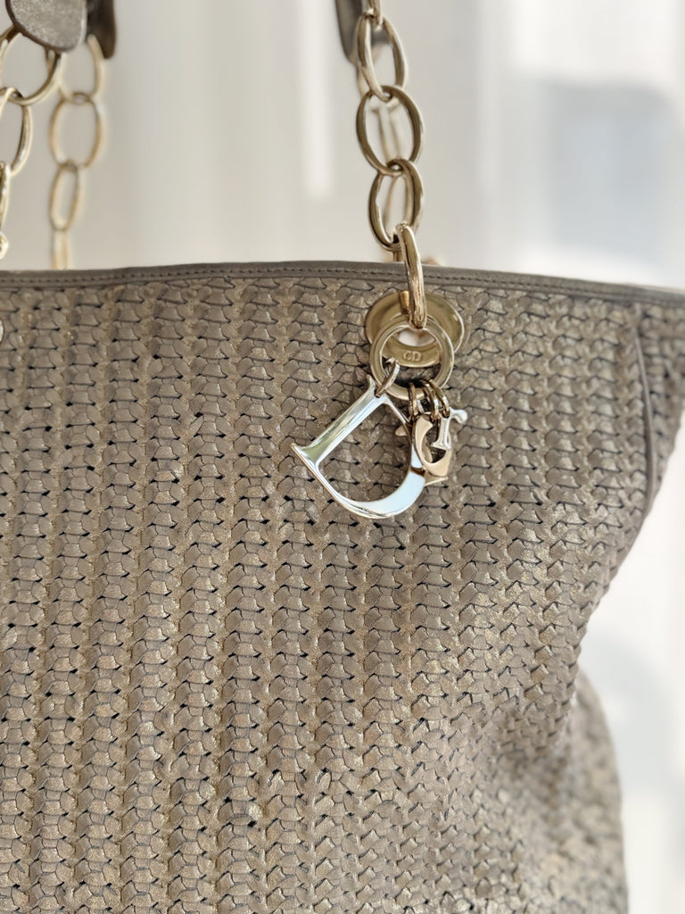 Lady Dior Woven Tote