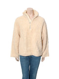 Quarter Zip Teddy Sweater