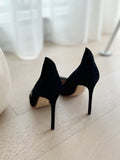 Suede Pointed Pumps