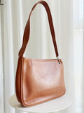 Vintage Asymmetrical Leather Shoulder Bag