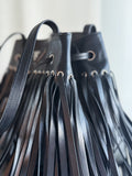Fringe Leather Shoulder Bag