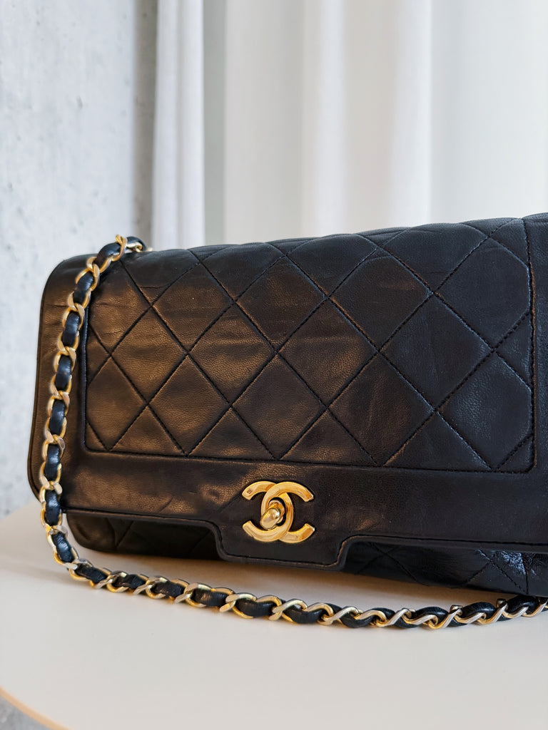 Vintage Lambskin Flap Bag