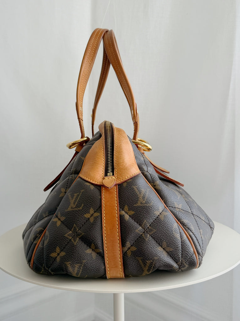 Quilted Monogram Shoulder Bag