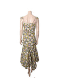 Silk Floral Maxi Dress