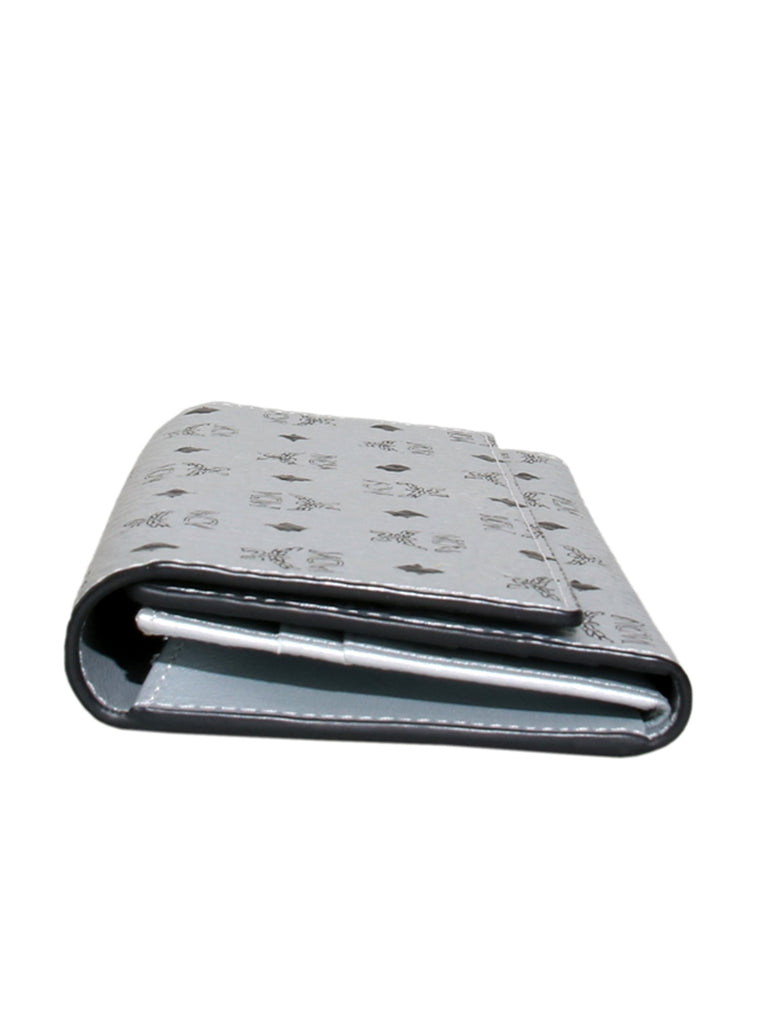 Leather Printed Continental Wallet