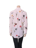 Silk Floral Button Down Shirt