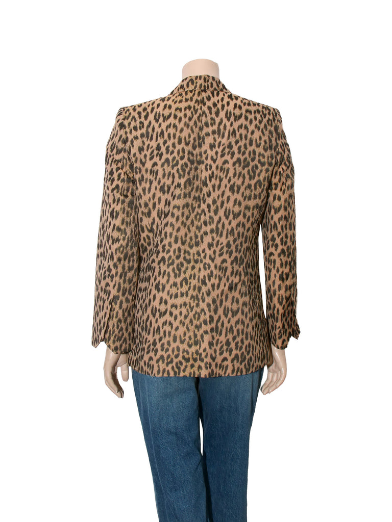 Leopard Print Blazer