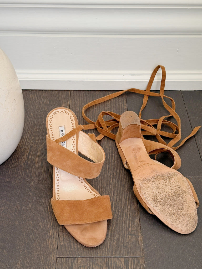 Suede Sandals