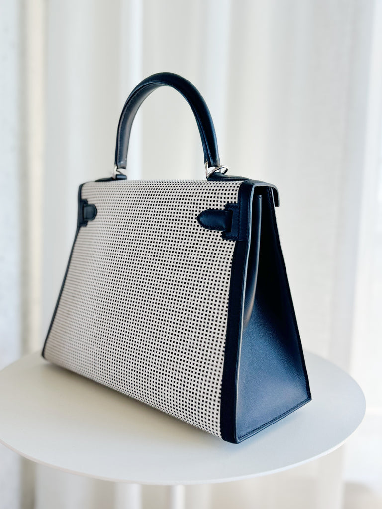 Kelly II Sellier 28 Toile Quadrille