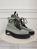 Suede Combat Boots