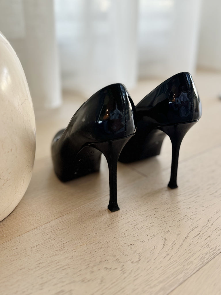 Patent Leather Tribute Pumps