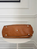 Leather Rockstud Shoulder Bag