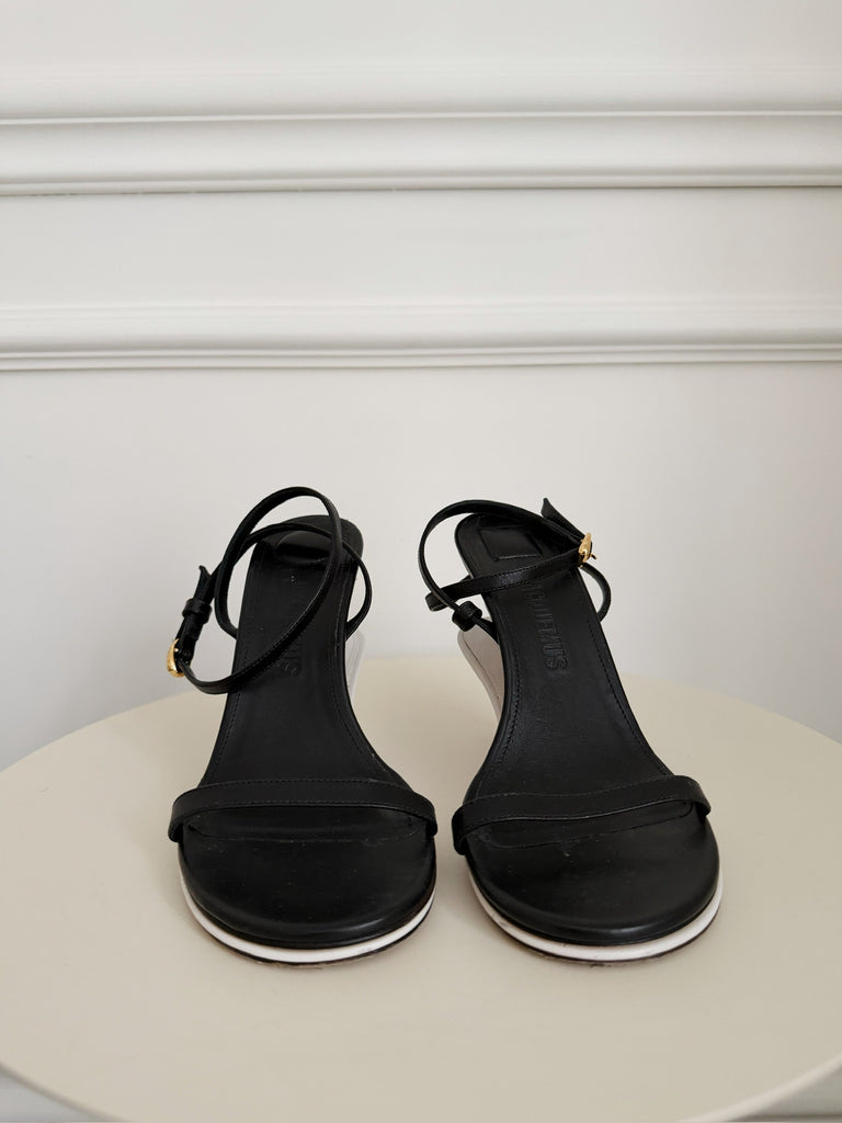 Leather Double Heel Sandals