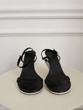 Leather Double Heel Sandals