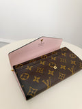 Sarah Monogram Envelope Wallet