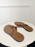 Leather Flat Thong Sandals