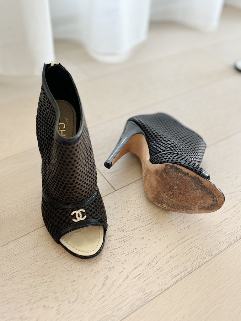 Peep-Toe Booties