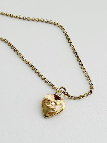 Strass Heart Necklace