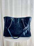 2016 Glazed Calfskin Leather Deauville Tote