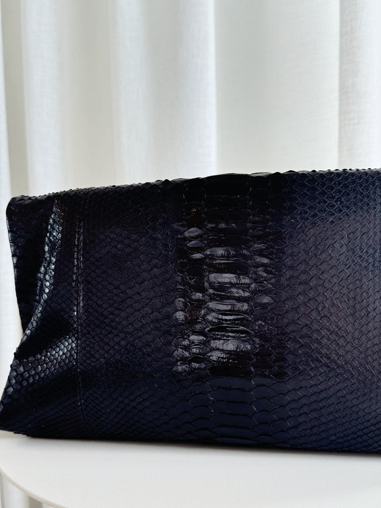 Snakeskin Clutch