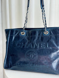 2016 Glazed Calfskin Leather Deauville Tote