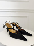 Vintage Satin Pumps
