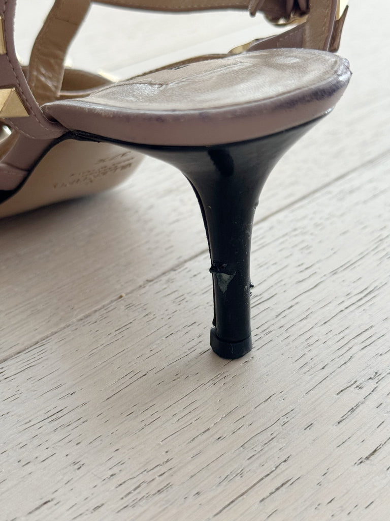 Patent Leather Rockstud Pumps