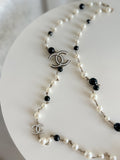 Long Faux Pearl Necklace