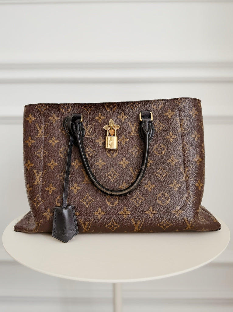 Monogram Flower Tote Bag