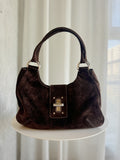 Suede Shoulder Bag