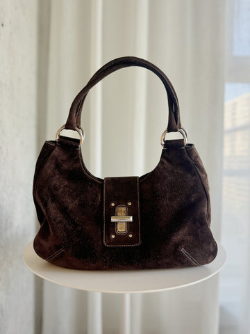 Suede Shoulder Bag