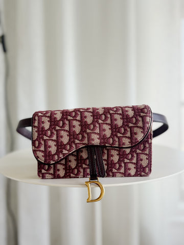 Oblique Saddle Belt Bag