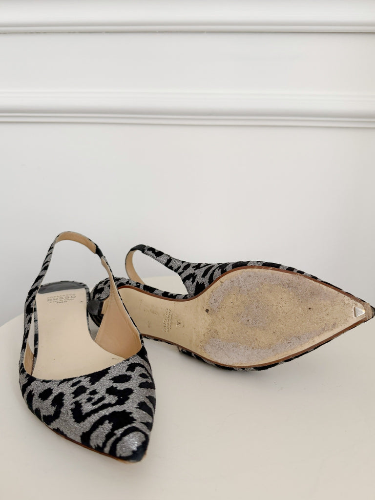 Leopard Print Kitten Heels